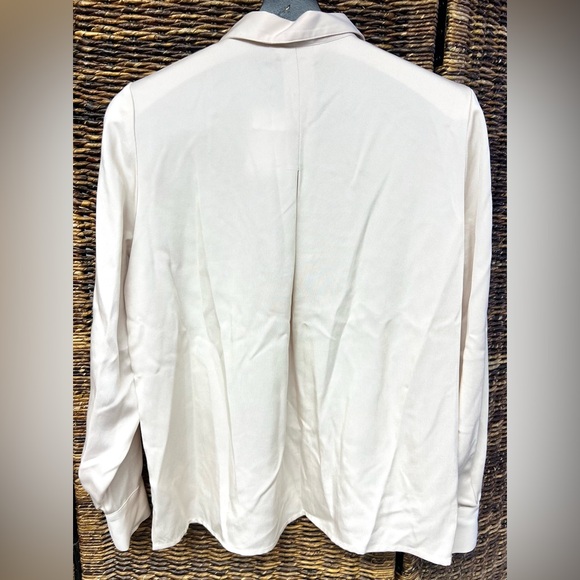 Club‎ Monaco Cream Zip-Up Shirt, Small, New with tags, Pink/Rose - Picture 5 of 5